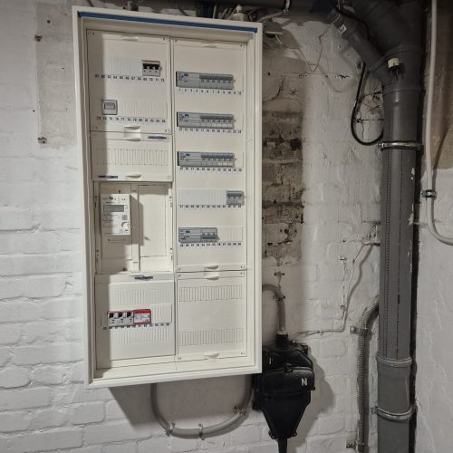 Zählerschrank und wallbox
